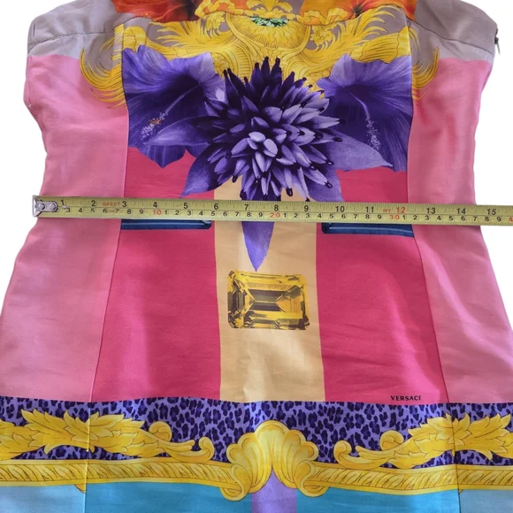 Versace Multicolor Mini Dress - Picture 13 of 16